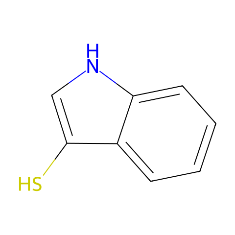 3-Mercaptoindole结构图