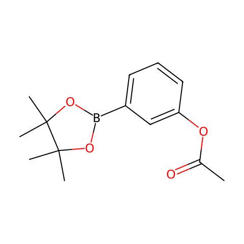 3-乙酰氧基苯硼酸频哪醇酯结构图