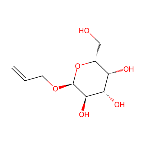 烯丙基-Α-D-吡喃半乳糖苷结构图