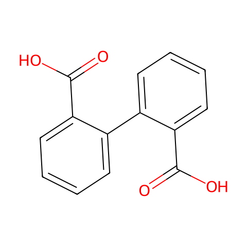 2,2'-联苯二羧酸结构图