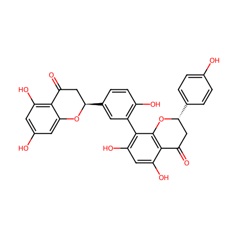 Tetrahydroamentoflavone结构图