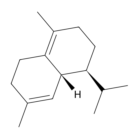 (+)-DELTA-CADINENE结构图