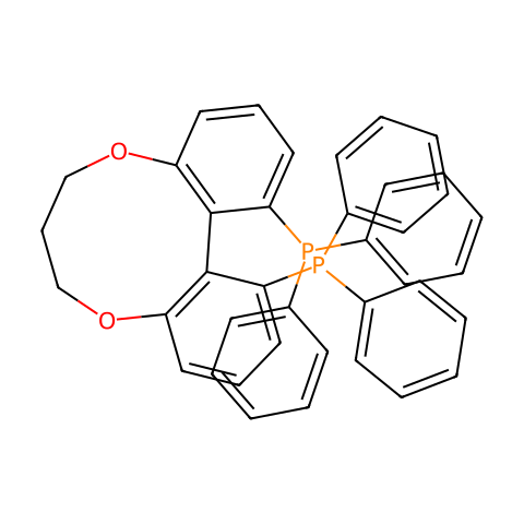 (S)-1,13-二(二苯基膦基)-7,8-二氢-6H-二苯并[f,h][1,5]二氧杂环壬烷结构图