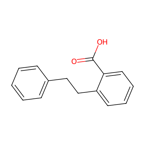 2-苯乙基苯甲酸结构图