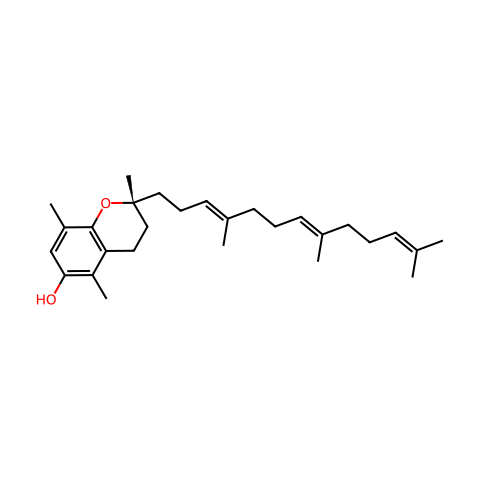 β-Tocotrienol结构图