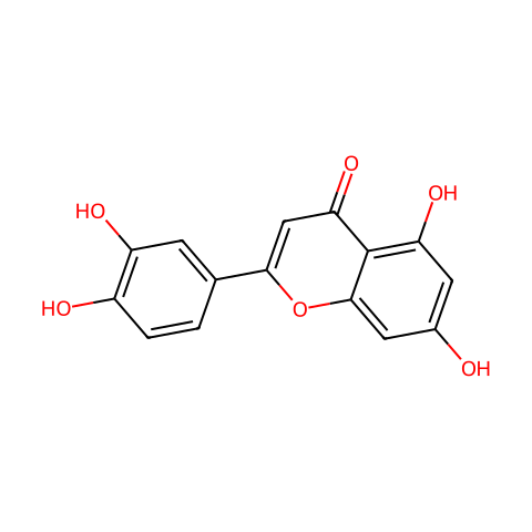 木犀草素结构图