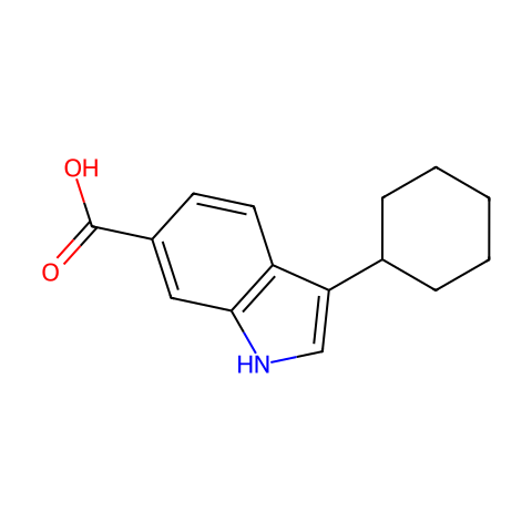 3-环己烷吲哚-6-甲酸结构图