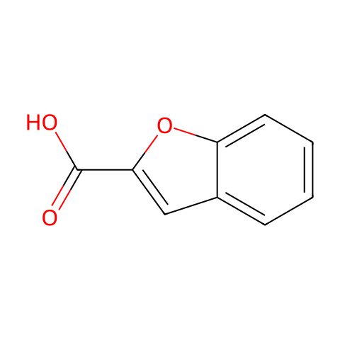 苯并呋喃-2-羧酸结构图