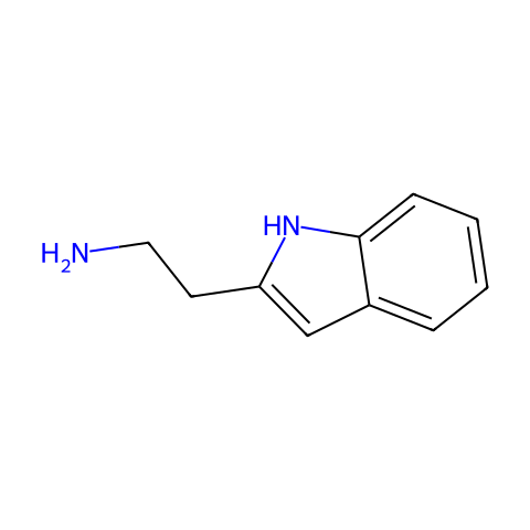 2-(2-氨基乙基)吲哚结构图