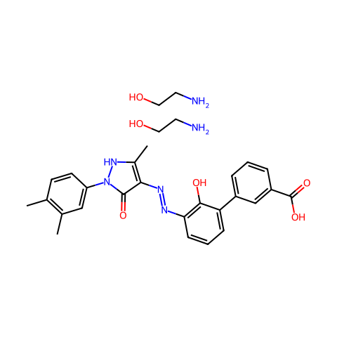 Eltrombopag (Olamine)结构图