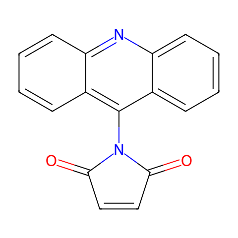 N-(9-吖啶基)马来酰亚胺结构图