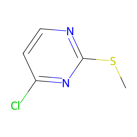 4-氯-2-甲硫基嘧啶结构图