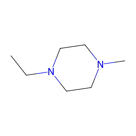 1-Ethyl-4-methylpiperazine结构图