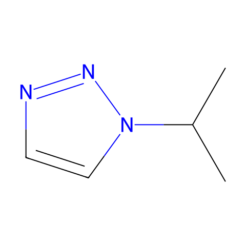 1-Isopropyl-1H-1,2,3-triazole结构图