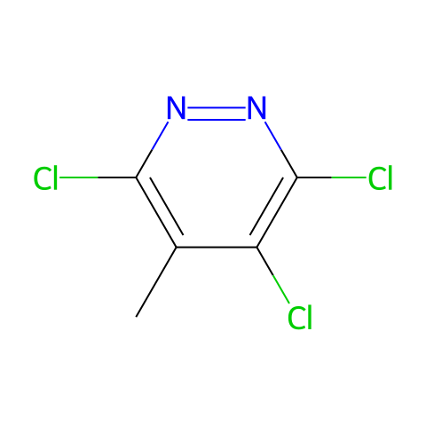3,4,6-trichloro-5-methyl-pyridazine结构图