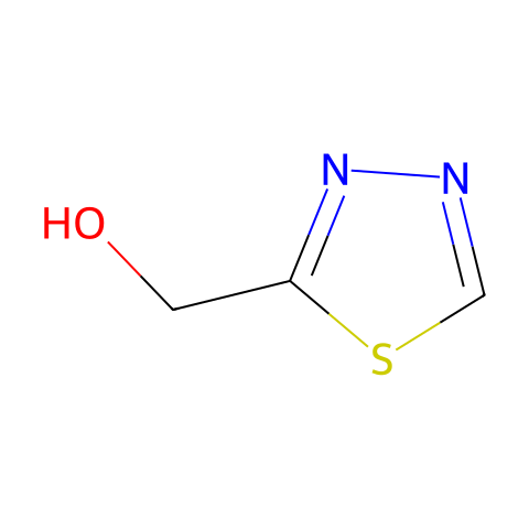 1,3,4-THIADIAZOL-2-YLMETHANOL结构图