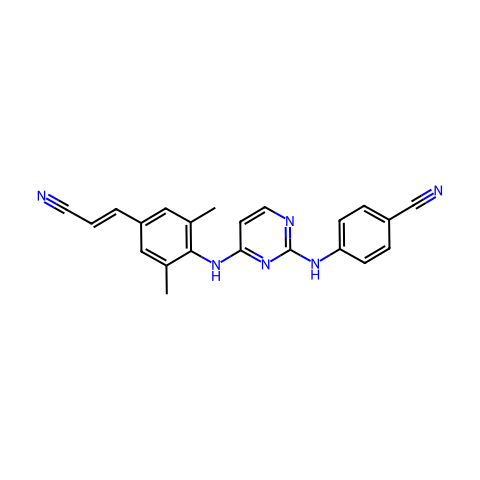 Rilpivirine结构图