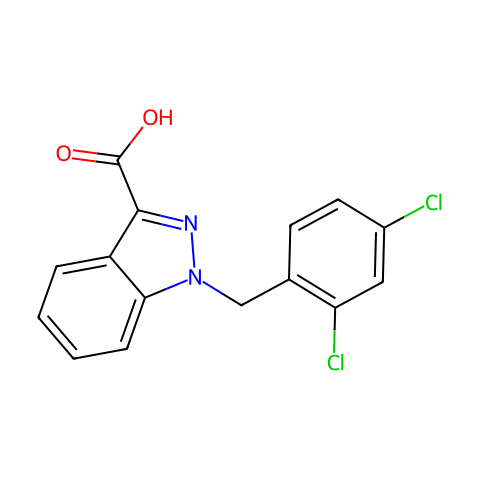 Lonidamine (AF-1890)结构图