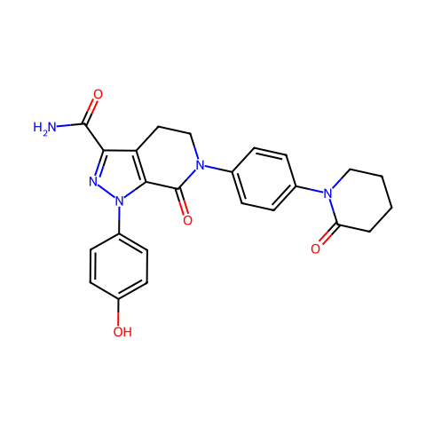 4-Demethoxy-4-hydroxy Apixaban结构图