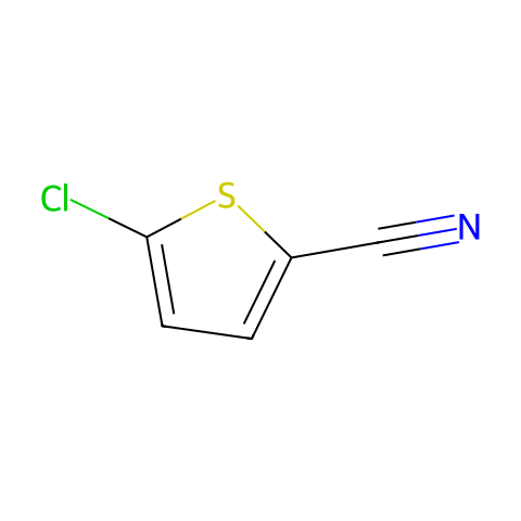 5-氯-2-噻吩甲腈结构图