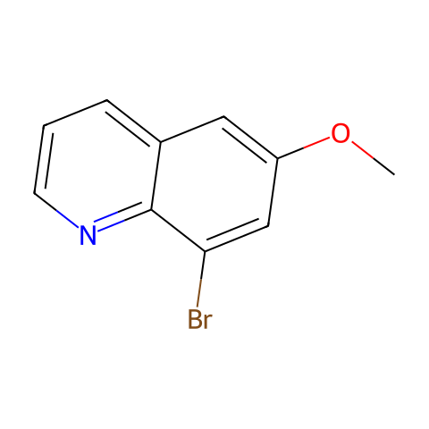 8-BROMO-6-METHOXYQUINOLINE结构图