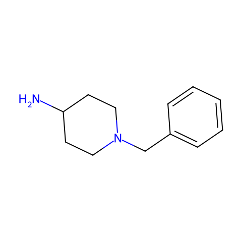 4-氨基-1-苄基哌啶结构图