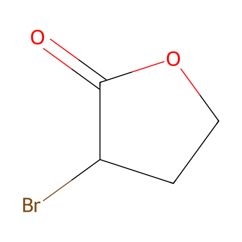 α-溴-γ-丁内酯结构图
