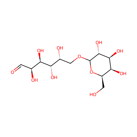 6-O-(Β-D-吡喃半乳糖)-D-半乳糖结构图