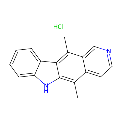 Ellipticine (hydrochloride)结构图