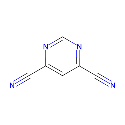 嘧啶-4,6-二甲腈结构图