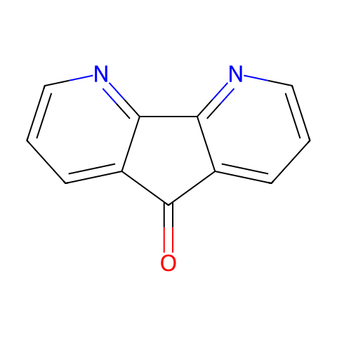 4,5-二氮芴-9-酮结构图