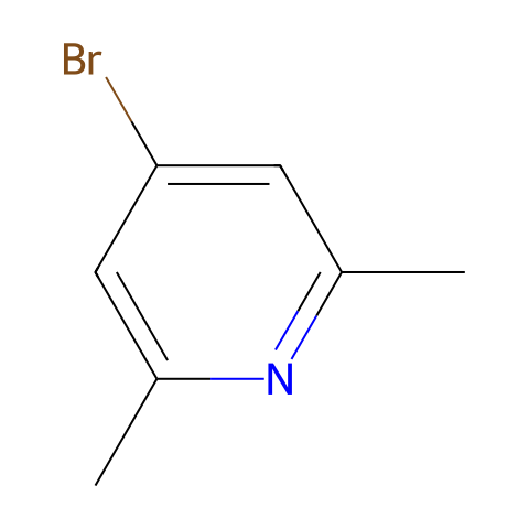 4-溴-2,6-二甲基吡啶结构图