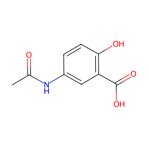 N-Acetyl Mesalazine结构图