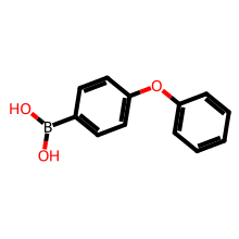 4-苯氧基苯基硼酸结构图