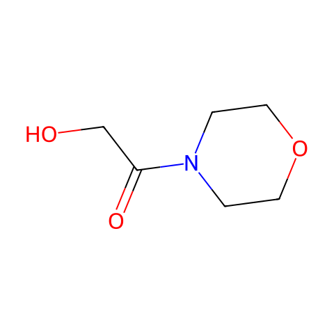 2-吗啉-4-基-2-酮乙醇结构图