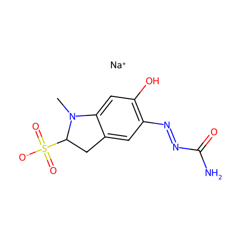 Carbazochrome sodium sulfonate (AC-17)结构图
