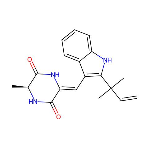 Neoechinulin A结构图