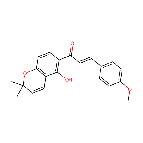 4-methoxylonchocarpin结构图