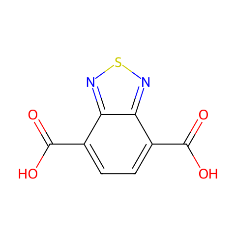 苯并[c][1，2，5]噻二唑-4，7-二羧酸结构图