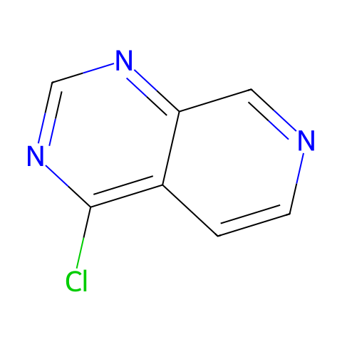 4-氯-吡啶[3,4-D]嘧啶结构图