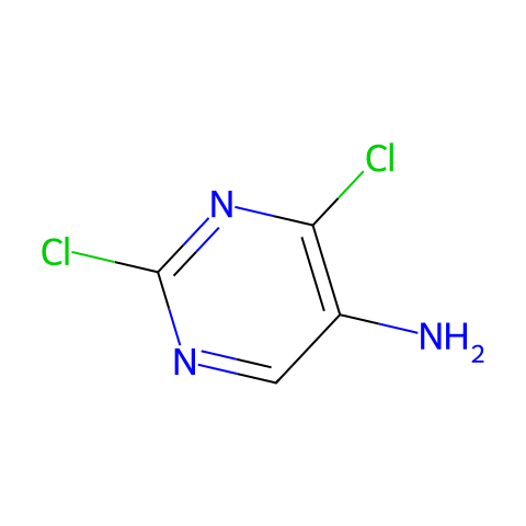 5-氨基-2,4-二氯嘧啶结构图