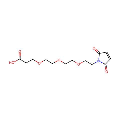 MALEIMIDO-TRI(ETHYLENE GLYCOL)-PROPIONIC ACID结构图