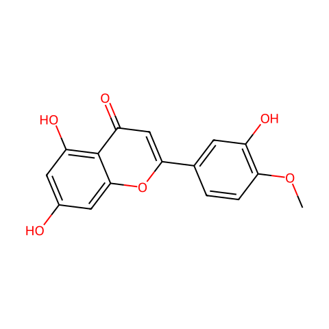 香叶木素 分子结构图