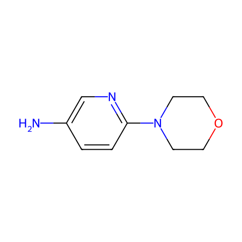 5-氨基-2-(4-吗啉基)吡啶结构图