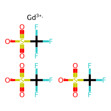 三氟甲磺酸钆(III)结构图