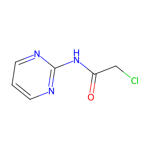 2-CHLORO-N-PYRIMIDIN-2-YL-ACETAMIDE结构图