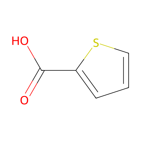 噻吩-2-羧酸结构图