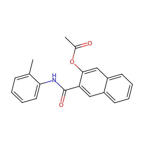 萘酚AS-D-乙酸酯结构图
