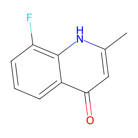 8-氟-4-羟基-2-甲基喹啉结构图