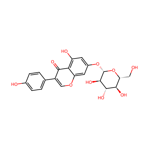 染料木苷 分子结构图